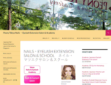 Tablet Screenshot of peony-nails.com